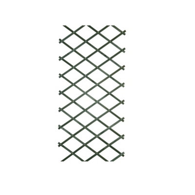 7mm Heavy Duty Green Expanding Wooden Trellis 1.8m x 0.3m DIY at B&Q