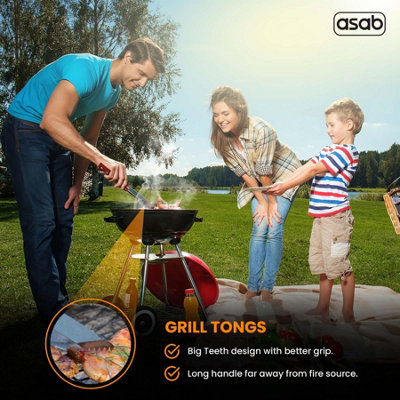 7pc Bbq Cooking Tool Utensil Set With Barbecue Grilling Apron - 4