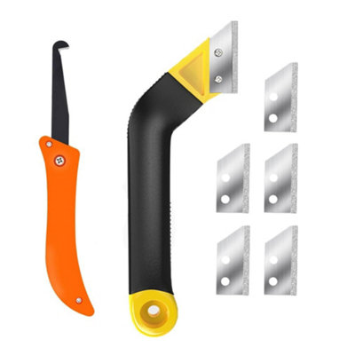 7pcs Grout Removal Tool - Grout Scraping Rake Tool Set, Grout Saw ...