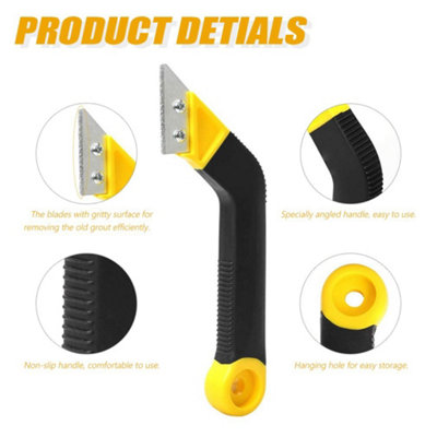 7pcs Grout Removal Tool - Grout Scraping Rake Tool Set, Grout Saw ...