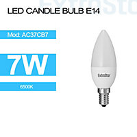 7W LED Candle Bulb E14, 6500K, Paper Pack