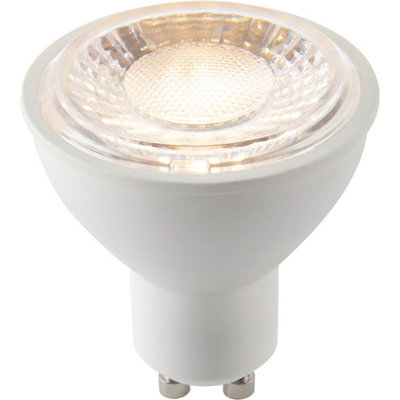 7W SMD GU10 LED Bulb - Warm White - Dimmable Light Bulb Lamp - Matt White