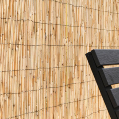 8-10mm Extra Thick Natural Reed Fence - Garden Screening and Privacy ...