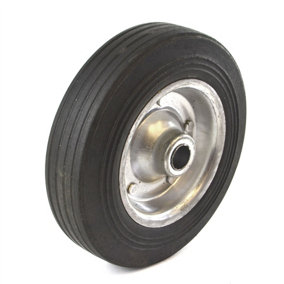 8" (200mm) Steel Replacement Jockey Wheel Tyre Tire Trailer 19mm Bore