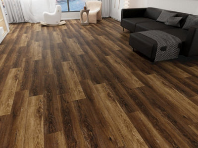 8.7mm Thickness - Casa Floors SPC Click Vinyl Floor Canadian Pine Oak - 1.33m²/Pack - 3