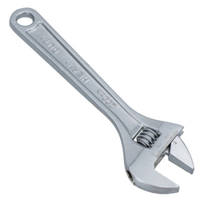 8" Adjustable Spanner Wrench Monkey Pipe Plumbers Opening Range 0-25mm