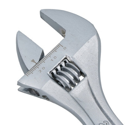 8" Adjustable Spanner Wrench Monkey Pipe Plumbers Opening Range 0-25mm