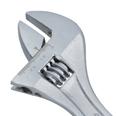 8" Adjustable Spanner Wrench Monkey Pipe Plumbers Opening Range 0-25mm