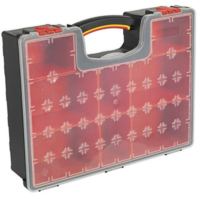 8 Compartment Storage Case for Small Parts - Durable and Versatile Tool Organizer