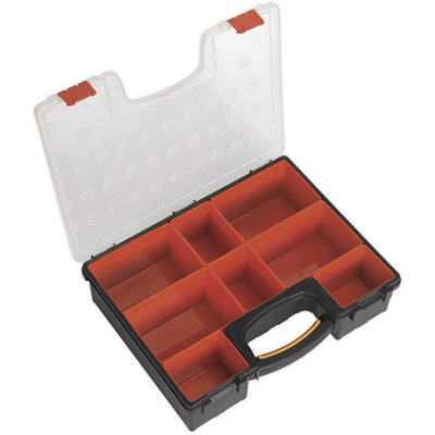 8 Compartment Storage Case for Small Parts - Durable and Versatile Tool Organizer