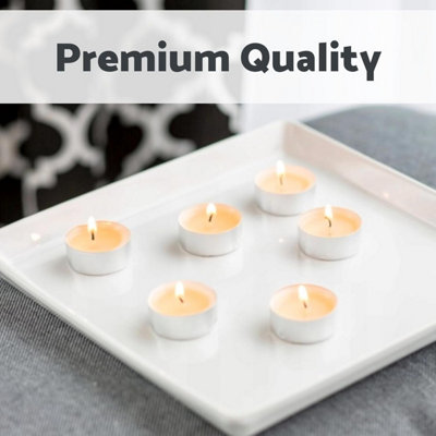 Unscented Beeswax Blend Tealights Box Of 8