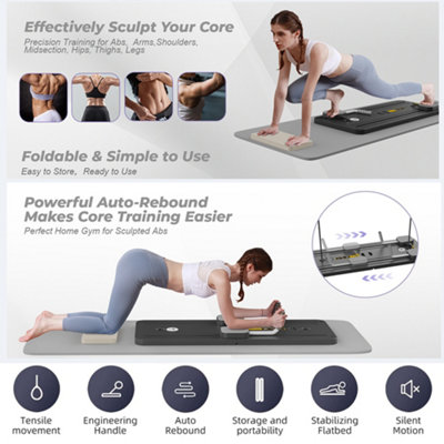 Planche Pilates Pliante Multifonction – Machine De Réforme Pour Maison, Neuve