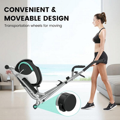 8 Level Elliptical Exercise Machine, Magnetic Elliptical Trainer ...