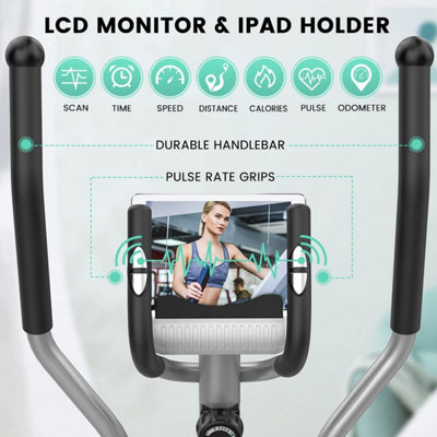 8 Level Elliptical Exercise Machine, Magnetic Elliptical Trainer ...