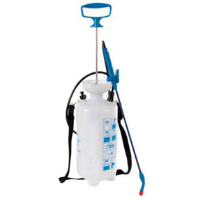 8 Litre Pressure Sprayer Pump Action Plant Feed Long Lance Adjustable Nozzle