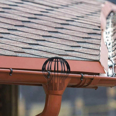 8 Pack Gutter Downpipe Leaf Filters Plastic Balloon Guards Prevent ...