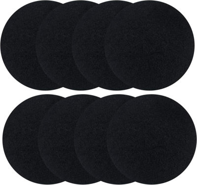 12-Pack Universal Stick-on Trash Can Odor Absorbing Filters, Thick Design Activated Charcoal Purifying Deodorizer Trash Cans Compost Buckets Counterto