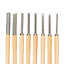 8 PACK Wood Turning Chisel Set Long 2 Handed Handles Wood Lathes Shaping Tools
