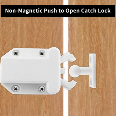 8 PCS Push Latch Rebound self Locking Device Touch Latch Safe Push ...