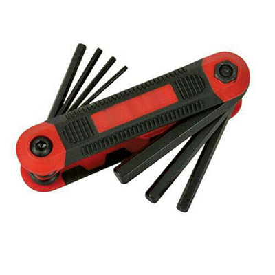 8 Piece 1.5mm 8mm Hex Key Metric Expert Tool Folding Allen Allan