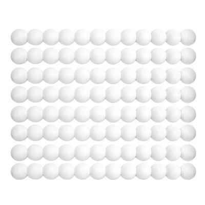 8 Piece Bobbin Bead Wall Moulding Kit Self-Adhesive Paintable Flexible ...