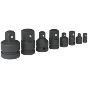 8 Piece Impact Socket Adaptor Set - Drop Forged Steel - Corrosion Resistant