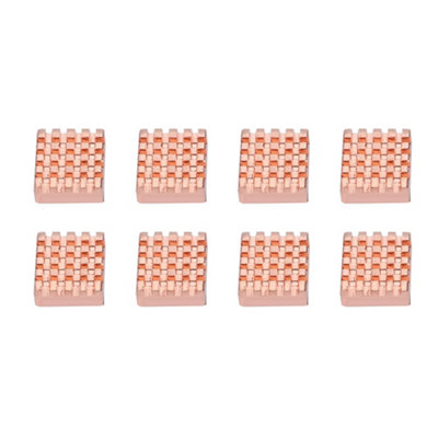 8-Piece Pure Copper Heat Sink Set for Graphics Cards and Laptop CPUs