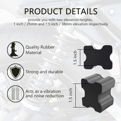 Front / Rear Coil Spring Rubber Absorber Cover / Mounting Bush