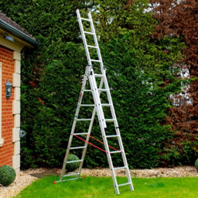 8 Rung Home Master 3 Section Combination Ladder