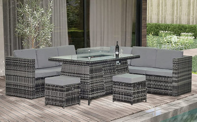 8 seater rattan furniture set sale