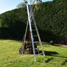 8 Step Home Master Fixed Tripod Gardening Ladder