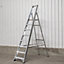 8 Step Industrial Platform Step Ladder