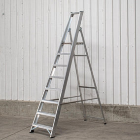 8 Step Industrial Platform Step Ladder
