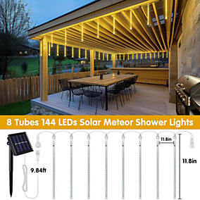 30cm 144 LED Lights Meteor Shower Rain 8 Tube Xmas Snowfall Tree Outdoor Light 30cm 144 LED Lights Meteor Shower Rain 8 Tube Xmas Snowfall Tree Outdoor Light