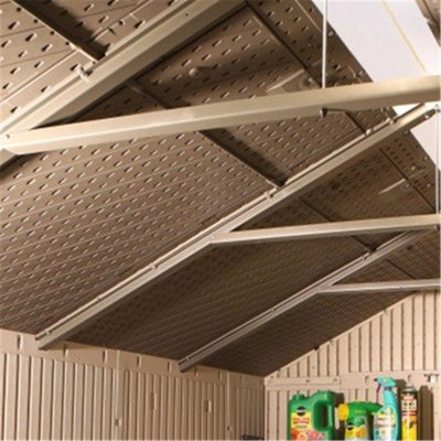 8 x 10 Life Plus Plastic Apex Shed With Plastic Floor + 1 Window (8ft x 10ft / 8' x 10' / 2.43m x 3.05m)