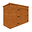 8 x 3 (2.44m x 0.91m) Wooden Tongue & Groove PENT Bike Store With Double Doors (12mm T&G Floor & Roof) (8ft x 3ft) (8x3)
