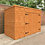 8 x 4 (2.43m x 1.15m) Wooden Tongue and Groove PENT Bike Shed (12mm Tongue and Groove Floor and PENT Roof) (8ft x 4ft) (8x4)