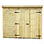 8 x 4 WINDOWLESS Garden Shed Pressure Treated T&G PENT Wooden Garden Shed + Double Doors (8' x 4' / 8ft x 4ft) (8x4)