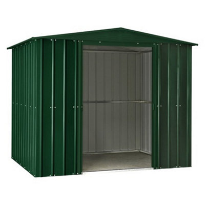 8 x 5 Apex Metal Garden Shed - Heritage Green (8ft x 5ft / 8' x 5' / 2.5m x 1.5m)