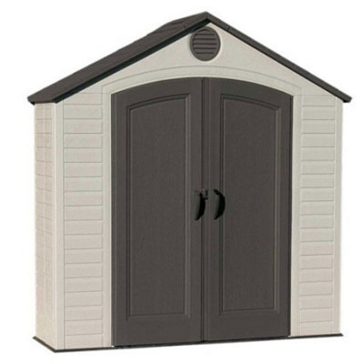 8 x 5 Life Plus Plastic Apex Shed With Plastic Floor (8ft x 5ft / 8' x 5' / 2.43m x 1.52m)