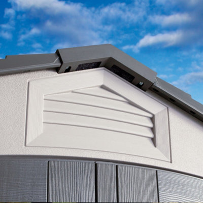 8 x 5 Life Plus Plastic Apex Shed With Plastic Floor (8ft x 5ft / 8' x 5' / 2.43m x 1.52m)