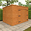 8 x 6 (2.43m x 1.75m) Wooden Tongue and Groove PENT Bike Shed (12mm Tongue and Groove Floor and PENT Roof) (8ft x 6ft) (8x6)