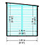 8 x 6 (2.43m x 1.82m) - Overlap Pent Wooden Garden Shed - Single Door - 2 Windows