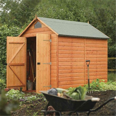 8 x 6 Deluxe Security Tongue And Groove Shed (12mm Tongue And Groove ...