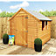 8 x 6 Garden Shed Value Overlap - Apex Wooden Garden Shed - 2 Windows - Single Door - 8ft x 6ft (2.39m x 1.83m) 8x6