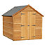 8 x 6 Shed Value Overlap - Apex Wooden Garden Shed - 2 Windows - Double Doors - 8ft x 6ft (2.39m x 1.83m) 8x6