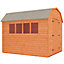 8 x 8 (2.35m x 2.35m) Wooden Tongue and Groove Barn / Garden Shed + 4 Windows (12mm T&G Floor and Roof) (8ft x 8ft) (8x8)