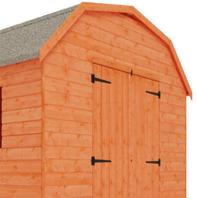8 x 8 (2.35m x 2.35m) Wooden Tongue and Groove Barn / Garden Shed + 4 Windows (12mm T&G Floor and Roof) (8ft x 8ft) (8x8)
