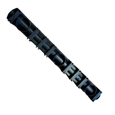 8 x Drainage Channel Polydrain Heelguard 1m Lengths & 2 Stop end Blanks Storm Drain Channel Linear 13cm High by 12cm Wide