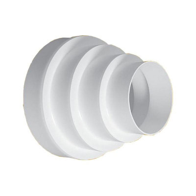 80/100/120/125/150/160mm Round Vent Pipe Ventilation Reduction Downpipe ...